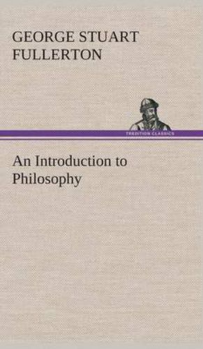 Cover image for An Introduction to Philosophy