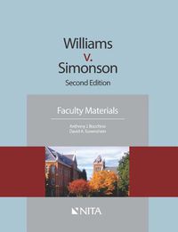 Cover image for Williams V. Simonson: Faculty Materials