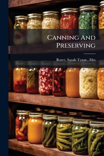 Cover image for Canning And Preserving