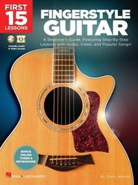 Cover image for First 15 Lessons - Fingerstyle Guitar