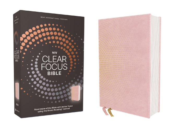 Cover image for NIV, Clear Focus Bible, Leathersoft, Pink