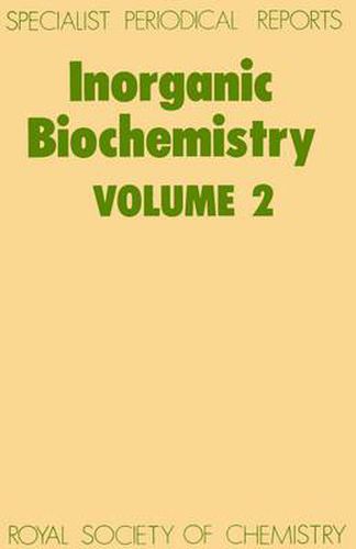 Cover image for Inorganic Biochemistry: Volume 2