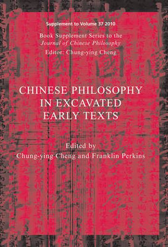 Cover image for Chinese Philosophy in Excavated Early Texts