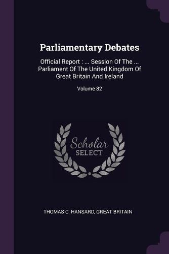 Cover image for Parliamentary Debates