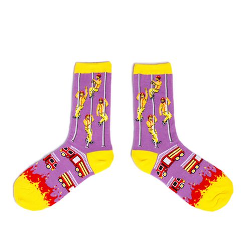 Hot Stuff - Women's Socks Size 9-11 (AU shoe size 4-9.5) PURPLE