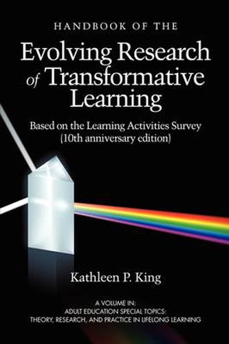 Cover image for The Handbook of the Evolving Research of Transformative Learning Based on the Learning Activities Survey