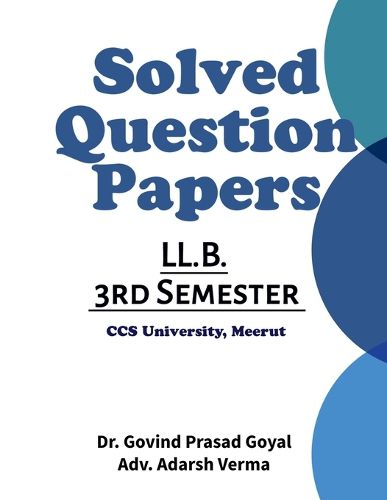 Cover image for Solved Question Papers of LLB 3rd Semester