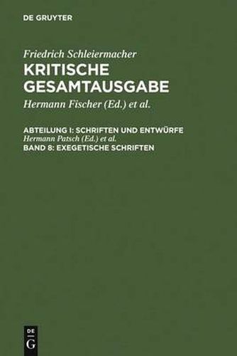 Exegetische Schriften