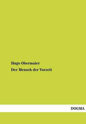 Cover image for Der Mensch Der Vorzeit