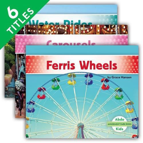 Cover image for Amusement Park Rides: Carousels / Haunted Houses / Roller Coasters / Ferris Wheels / Interactive Rides / Water Rides