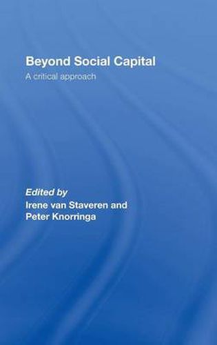 Cover image for Beyond Social Capital: A critical approach