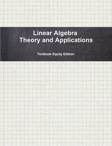 Cover image for Linear Algebra Theory and Applications