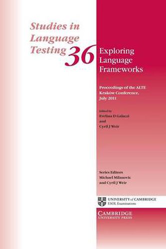 Cover image for Exploring Language Frameworks: Proceedings of the ALTE Krakow Conference, July 2011