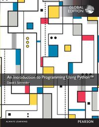 Cover image for Introduction to Programming Using Python, An, Global Edition