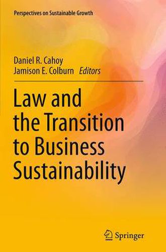 Cover image for Law and the Transition to Business Sustainability