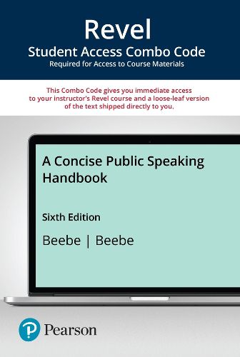 Cover image for Concise Public Speaking Handbook, A -- Revel + Print Combo Access Code
