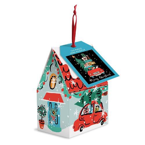 Cover image for Christmas Car 130 Piece Puzzle Ornament