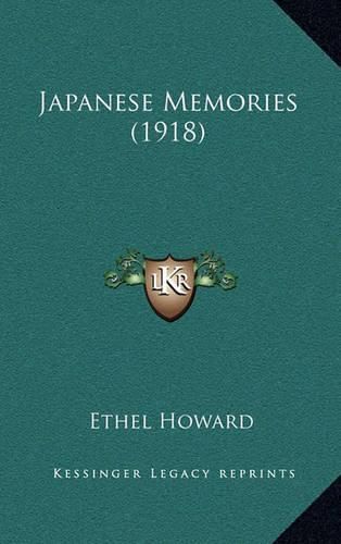 Cover image for Japanese Memories (1918)