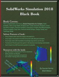 Cover image for SolidWorks Simulation 2018 Black Book