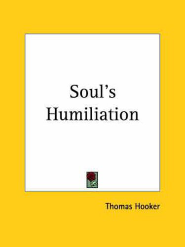 Cover image for Soul's Humiliation (1640)