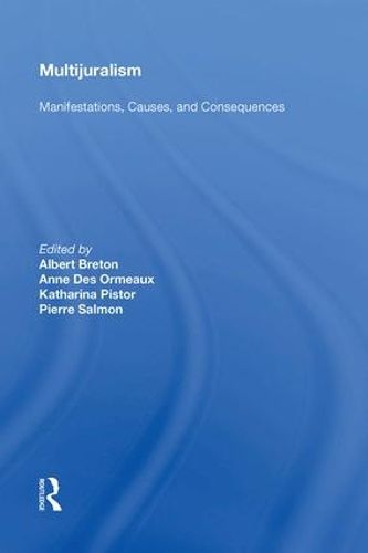 Cover image for Multijuralism: Manifestations, Causes, and Consequences