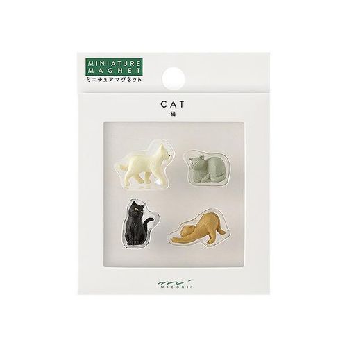 Cover image for Cat - Mini Magnet 4 Piece