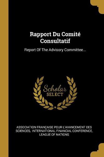 Cover image for Rapport Du Comite Consultatif