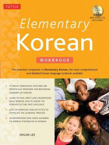 Cover image for Elementary Korean Workbook: A Complete Language Activity Book for Beginners (Online Audio Included)