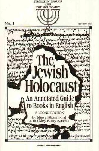 Cover image for The Jewish Holocaust: an Annotated Guide to Books in English