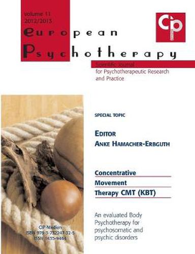 Cover image for European Psychotherapy 2012/2013: Concentrative Movement Therapy CMT (KBT)