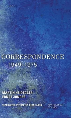 Cover image for Correspondence 1949-1975