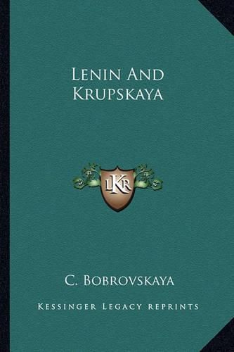 Cover image for Lenin and Krupskaya