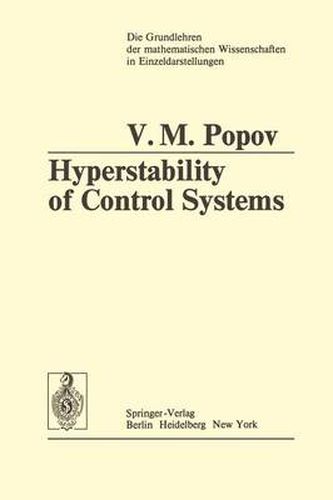 Cover image for Hyperstability of Control Systems