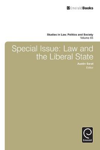 Cover image for Special Issue: Law and the Liberal State