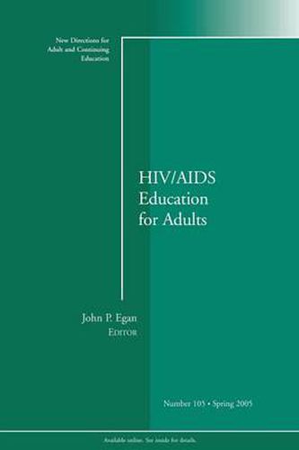 Cover image for HIV/AIDS Education for Adults