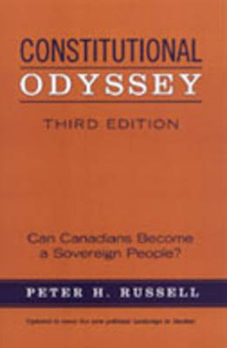 Cover image for Constitutional Odyssey: Can Canadians Become a Sovereign People?