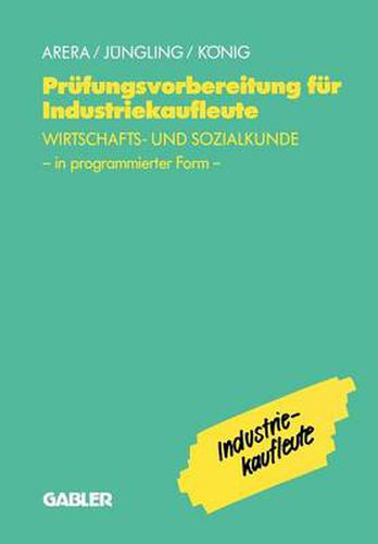 Cover image for Prufungsvorbereitung fur Industriekaufleute