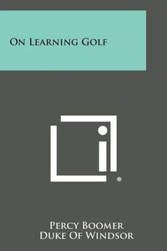 Cover image for On Learning Golf