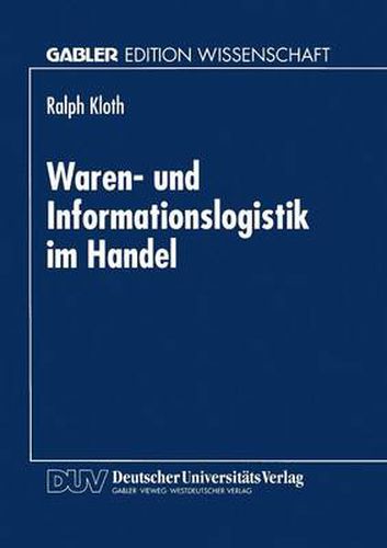 Cover image for Waren- Und Informationslogistik Im Handel