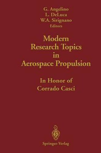 Cover image for Modern Research Topics in Aerospace Propulsion: In Honor of Corrado Casci