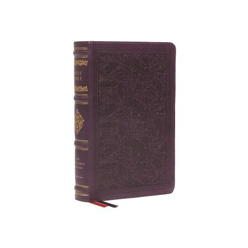 NKJV, Personal Size Reference Bible, Sovereign Collection, Leathersoft, Purple, Red Letter, Thumb Indexed, Comfort Print: Holy Bible, New King James Version