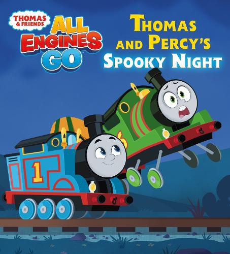 Cover image for Thomas and Percy's Spooky Night (Thomas & Friends: All Engines Go)