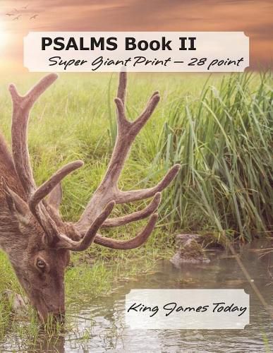 Cover image for PSALMS Book II Super Giant Print - 28 point: King James Today