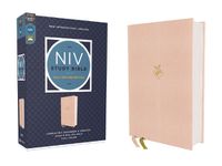 Cover image for NIV Study Bible, Fully Revised Edition (Study Deeply. Believe Wholeheartedly.), Cloth over Board, Pink, Red Letter, Comfort Print