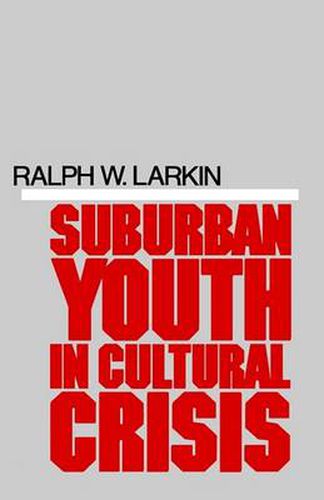 Cover image for Suburban Youth in Cultural Crisis
