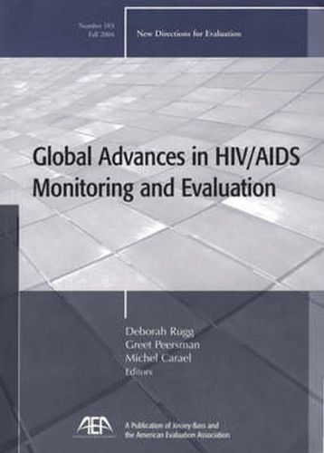 Cover image for Global Advances in HIV/AIDS Monitoring and Evaluation