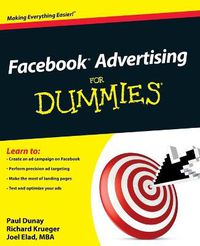 Cover image for Facebook Advertising For Dummies