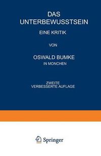 Cover image for Das Unterbewusstsein: Eine Kritik