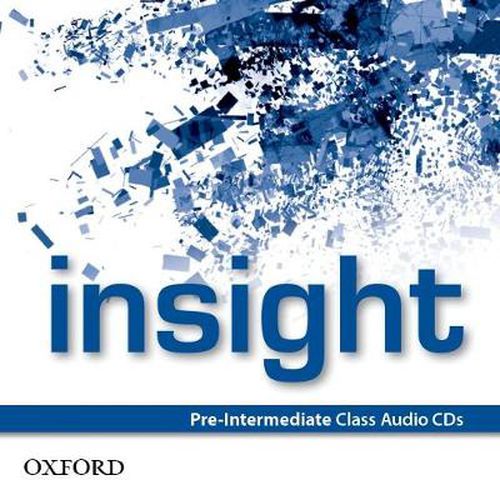 Cover image for insight: Pre-Intermediate: Class CD (2 Discs)