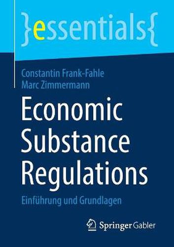 Cover image for Economic Substance Regulations: Einfuhrung und Grundlagen